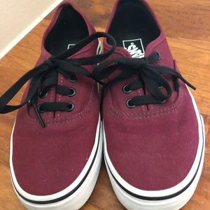 COPY - Maroon Authentic Vans